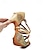 abordables Chaussures de danses latines-Femme Chaussures Latines Salon Chaussures de Salsa Danse en ligne Chaussures scintillantes Semelle intérieure plus douce Paillettes Boucle Argent Noir Dorée