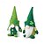 billige St. Patrick&amp;#39;s Day festdekorasjoner-st. patrick&#039;s day feriedekorasjon: rudolph dukke med irsk trefarget grønn hatt, gammel mann uten ansikt med grønt blad