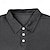 cheap Classic Polo-Men&#039;s Cotton Polo Shirt Golf Shirt Work Casual Lapel Short Sleeve Basic Modern Color Block Striped 2 Piece Spring &amp; Summer Regular Fit Black Army Green Light Grey Dark Gray Cotton Polo Shirt
