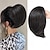 preiswerte Pferdeschwanz-Pferdeschwanz-Haarknotenverlängerung mit Kordelzug, 25,4 cm, kurze Haarverlängerungen, Pferdeschwanz, künstliches glattes Haar, Haarknoten, Haarteil für Frauen