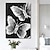 billige Dyremalerier-oliemaleri håndlavet håndmalet vægkunst moderne blomster sommerfugle forår boligdekoration indretning rullet lærred uden ramme ustrakt