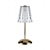 ieftine lampă de noptieră-lampă de masă din metal cristal reîncărcabilă cu 3 culori și reglare continuă pentru interior pentru sufragerie dormitor lampă de atmosferă tip-c