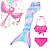 preiswerte Kinder&quot;-Kinder-Mädchenkleid mit elektrischer Seifenblasenmaschine, Kinder-Mädchen-Badebekleidung, Bikini, 3–10 Jahre, 3-teilig, dreiteiliger Badeanzug, Meerjungfrauenschwanz, Badebekleidung der kleinen