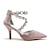 olcso Esküvői cipők-Női Esküvői cipők Ruha cipő Esküvő Parti Strasszkő Cipzár Tűsarok Erősített lábujj Szexi minimalizmus Bársony Cipzár Bor Rózsaszín Sötétzöld