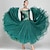 Недорогие Одежда для бальных танцев-Бальные танцы Платье Стразы Тюль Жен. Выступление Длинный рукав Полиэстер