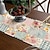 Χαμηλού Κόστους Τραβέρσες (Ράνερ)-floral print σε country style runner τραπέζι, διακόσμηση τραπεζαρίας κουζίνας, print ντεκόρ τραπεζιού για εσωτερικούς εξωτερικούς χώρους σπίτι εξοχική διακόσμηση γάμου γενεθλίων