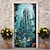 tanie Okładki drzwi-podwodne drzwi do jaskini nakładki na drzwi gobelin na drzwi dekoracja zasłony na drzwi tło baner na drzwi do drzwi wejściowych dom wiejski artykuły dekoracyjne na przyjęcie świąteczne