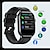 cheap Smartwatch-TK23 Smart Watch 2.02 inch Smartwatch Fitness Running Watch Bluetooth Pedometer Call Reminder Heart Rate Monitor Compatible with Android iOS Women Men Long Standby Hands-Free Calls Waterproof IP 67