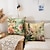 levne květinový a rostlinný styl-sametový povlak na polštář květinová výzdoba tisk jednoduchý ležérní čtvercový klasický přehoz polštáře postel pohovka dekorativní obývací pokoj 16&quot;/18&quot;/20&quot;