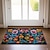 levne Doormaty-olejomalba květiny rohožky podložky omyvatelné koberečky kuchyňská podložka protiskluzový koberec odolný proti oleji vnitřní venkovní podložka dekorace ložnice koupelnová předložka vstupní koberec