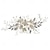 olcso Hajformázási kiegészítők-menyasszony fejfedő esküvői ruha ősi stílusú hanfu hajfésű gyöngy kristály gyöngysor fehér fejvirág kerámia virág fésű