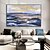 halpa Maisemataulut-käsintehty öljymaalaus kankaalle seinätaidekoriste moderni abstrakti merilokkimaisema kodin sisustukseen rullattu kehyksetön venyttämätön maalaus