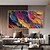 cheap Abstract Paintings-Colorful Feather Oil Painting handmade Canvas painting hand painted Abstract Modern Art painting wall painting Living room Wall Decor Large Textured Wall Art Custom Gift Painting