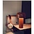 baratos Candeeiros de Mesa-Lâmpada de mesa recarregável sem fio em formato de cogumelo, para ambientes internos, quarto, sala de estar, restaurante, atmosfera tipo-c, lâmpada de escurecimento de 3 níveis