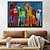 levne Zvířecí malby-ručně malovaný impresionistický pes rodina olejomalba na plátně ruční práce originální malba pro domácí mazlíčky moderní umělecká díla malba do obývacího pokoje ložnice dekorace na zeď barevná malba