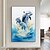 voordelige Schilderijen van dieren-dolfijnen schilderen handgeschilderd canvas kustwaterverf woondecoratie oceaan-geïnspireerd schilderij muurkunst sereen strandschilderij huisaccent voor woonkamer woondecoratie
