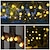 billige Solstreng lys-udendørs solcellelys, 10m 50led vandtætte juleeventyrlys med 8 tilstande, krystalkugledesign til jul, have, græsplæne, veranda, havepavillon &amp;amp; bistro indretning