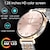 baratos Smartwatch-Ja02 relógio inteligente feminino 1.28 amoled ecgppg frequência cardíaca ácido úrico lipídios no sangue não invasivo banda monitor de radiação de glicose no sangue