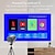 baratos Projetores-Projetor a10 android 11 dual wifi bt5.0 portátil 3d home theater smart tv telefone projetor de filme led