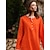 cheap Design Cotton &amp; Linen Dresses-Women&#039;s Cotton Linen Shift Dress Knee-Length Crew Neck Pocket Spring Summer Fall
