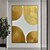 levne Abstraktní malby-velký ručně vyrobený zlatý minimalistický abstraktní obraz ručně malovaný moderní umění malba ručně malovaná bílá abstraktní malba zlatá 3d texturovaná malba zlatý list abstraktní malba