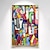 olcso Absztrakt festmények-100%-ban kézzel festett modern absztrakt személyfestmények figuratív művészet színes festmény fali művészet lakberendezés nappaliba ajándékba keret nélkül