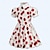 cheap Historical &amp; Vintage Costumes-Retro Vintage 1950s Rockabilly A-line Flapper Dress Dress Swing Dress Midi Girls&#039; Children&#039;s Day Masquerade Dress