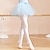 billige Dansetøj til børn-Dansetøj til børn Ballet Skjørter Rosette Ren Farve Slidse Pige Ydeevne Træning Høj Tyl