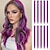 levne Clip in Extensions-barevné růžové prodlužování vlasů clip in 10 ks růžové příčesky melír barevné rovné syntetické klipsy do vlasů pro ženy mřížky 22 palců