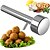 cheap Kitchen Utensils &amp; Gadgets-Professional Stainless Steel Falafel Scoop - Non-Stick, Easy-Clean, Perfect Round Balls for Home Chefs &amp; Kitchen Pros