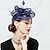 preiswerte Partyhut-Stirnbänder, Hüte, Kopfbedeckung, Sinamay-Bowlerhut/Cloche-Hut, Untertassenhut, Zylinderhut, Hochzeit, Teeparty, elegante Hochzeit mit Feder-Bowknot-Kopfschmuck, Kopfbedeckung