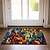 cheap Doormats-Stained Glass Tiger Doormat Non-Slip Oil Proof Rug Indoor Outdoor Mat Bedroom Decor Bathroom Mat Entrance Rug Door Mat