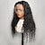 cheap Human Hair Lace Front Wigs-Water Wave Lace Front Wig Full Lace Front Human Hair Wigs For Black Women 30 Inch HD Wet And Wavy 6x7 Wave Frontal Wig