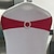 cheap Mr &amp; Mrs Wedding-50PCS Wedding Chair Decorations Stretch Chair Bows and Sashes for Party Ceremony Reception Banquet Spandex Chair Covers slipcovers