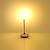 tanie Lampy stołowe-Aluminiowa bezprzewodowa lampa stołowa z dotykiem w kształcie świecy, przyciemniana dotykowo, ładowalna lampa stołowa typu C, dekoracja salonu w sypialni