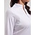 Χαμηλού Κόστους Συλλογή σχεδιαστών-Γυναικεία Φανέλα POLO Μαύρο Λευκό Μακρυμάνικο Μπολύζες Γυναικεία ενδυμασία γκολφ Ρούχα Ρούχα Ενδύματα