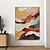 billige Abstrakte malerier-håndlaget oljemaleri lerret veggkunst dekorasjon moderne minimalistisk stil fargerik abstrakt for hjemmeinnredning rullet rammeløst ustrukket maleri