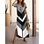 Χαμηλού Κόστους Print Φορέματα-Γυναικεία Καθημερινό φόρεμα Κοντομάνικο φόρεμα Φόρεμα ριχτό Μακρύ Φόρεμα Μάξι Φόρεμα Μαύρο Ρουμπίνι Βαθυγάλαζο Κοντομάνικο Αφηρημένο Στάμπα Άνοιξη Καλοκαίρι Στρογγυλή Ψηλή Λαιμόκοψη Μοντέρνα