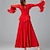Χαμηλού Κόστους Ρούχα για χοροεσπερίδα-Λάτιν Χοροί Επίσημος Χορός Φόρεμα Κόψιμο Γυναικεία Επίδοση Καθημερινά Ρούχα Μακρυμάνικο Διαφανές βαμβάκι