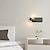 billige LED-væglys-væglampe indendørs soveværelse studie moderne trådløs opladning akryl metal varmt lys 1-lys 28cm 110-120v 220-240v