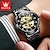 cheap Mechanical Watches-New Olevs Brand Watches Luminous Waterproof Mechanical Watches Fashion Skeleton Men&#039;S Sports Watches