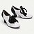 levne Dámské lodičky-Dámské Podpatky Lodičky Ručně vyráběné boty Vintage Boty Párty Venkovní Valentýn Mašle Nízký tenký Oblá špička Elegantní Vinobraní Kůže Šněrování Bílá