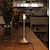 Недорогие Настольные лампы-Алюминиевая беспроводная настольная лампа в форме сенсорной свечи с сенсорным затемнением, перезаряжаемая настольная лампа типа C, украшение для спальни, гостиной