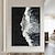 levne Krajinomalby-oversize abstraktní nůž 3d malba vlnou ručně malovaná černá bílá mořská olejomalba domácí nástěnné umění ručně malovaná vlna malba pro obývací pokoj hotelová výzdoba umění
