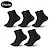 abordables calcetines de hombre-Hombre Paquete de 5 Paquetes múltiples Calcetín Calcetines hasta el Tibio Calcetines para correr Calcetines informales Negro Blanco Color Plano Deporte Casual Diario Básico Medio Primavera Otoño Moda
