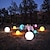 abordables Éclairage subaquatique-Lumière flottante LED solaire 16 couleurs avec télécommande, boule lumineuse solaire, gonflable, étanche, boule de piscine flottante ou suspendue, jardin, arrière-cour, étang, décoration de piscine de