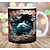 baratos Canecas &amp; Chávenas-3d golfinho cerâmica caneca de café charme oceânico nova chegada requintado design de peixe xícara de chá-perfeito para amante de golfinhos