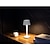 billige Bordlamper-aluminium trinnløs dimming bordlampe type-c oppladbar innendørs og utendørs soverom spisestue restaurant atmosfære lampe