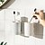 cheap Bathroom Gadgets-1pc Traceless Paste Cup Shelf Wall-mounted Toothbrush Cup Holder Toilet Gargle Cup Storage Rack Punch-Free Washing Cup Organizer Caddy