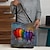 cheap Graphic Print Bags-Women&#039;s Tote Shoulder Bag Canvas Tote Bag Polyester Shopping Daily Holiday Print Large Capacity Foldable Lightweight Bird Dark Grey Light Red Green